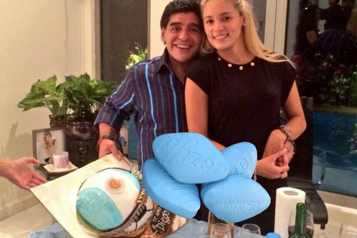 Το έριξε στο… Viagra o Μαραντόνα;