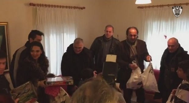 Κοντά στα παιδιά η ΚΑΕ ΠΑΟΚ