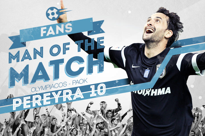 Fans Man of the Match ο Περέιρα