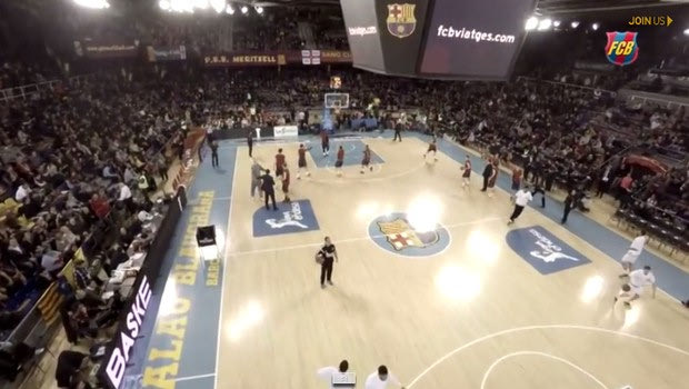 Το “Palau Blaugrana” από ψηλά