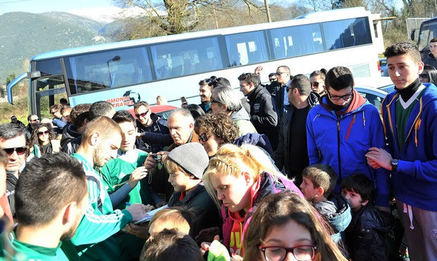 Προπόνηση και αποθέωση στα Γιάννινα