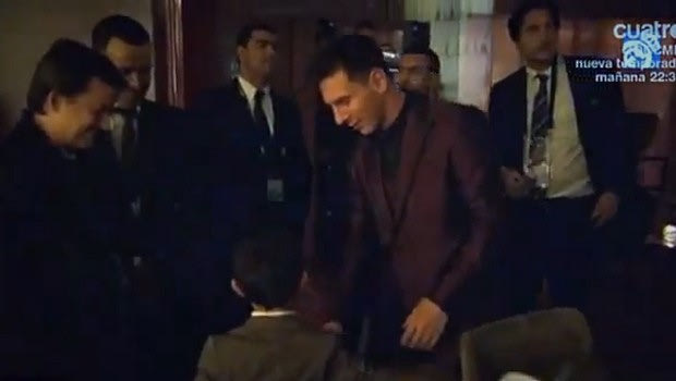 Φαν του Μέσι ο γιος του Κριστιάνο!