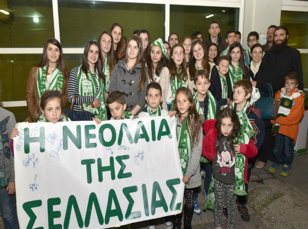 Η Σελλασία ευχαρίστησε τον Παναθηναϊκό