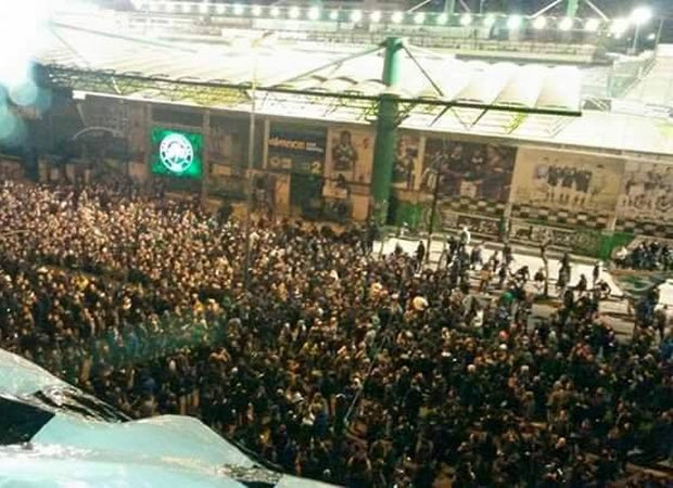 Το συλλαλητήριο των οπαδών του Παναθηναϊκού στη Λεωφόρο