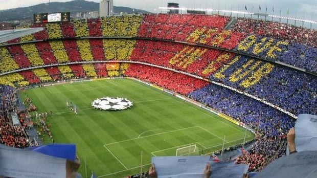 Το κορεό της Μπαρτσελόνα για τον τελικό του Champions League