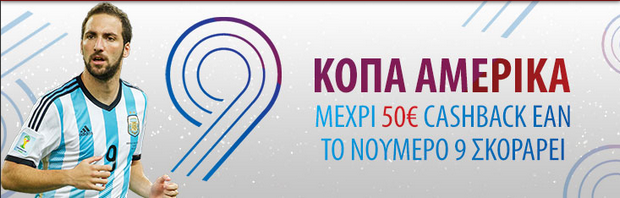 ΚΟΠΑ ΑΜΕΡΙΚΑ: Μέχρι και 50 € εάν το νούμερο 9 σκοράρει