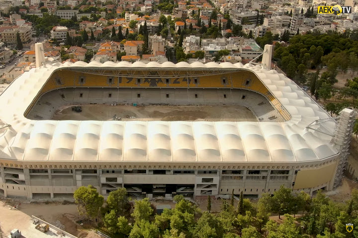 AEK F.C. – “Κιτρινίζουν” οι εξέδρες της OPAP Arena