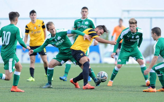 Με χατ-τρικ Τσέλιου, η ΑΕΚ 5-2 τον Παναθηναϊκό (Κ20)