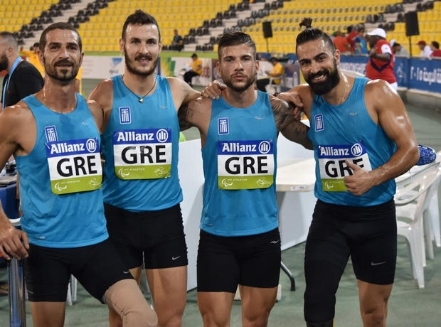Πανελλήνιο ρεκόρ από την ελληνική σκυτάλη 4Χ100μ.