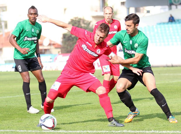 Η Ξάνθη νίκησε 2-1 τον Πανθρακικό στην Κομοτηνή