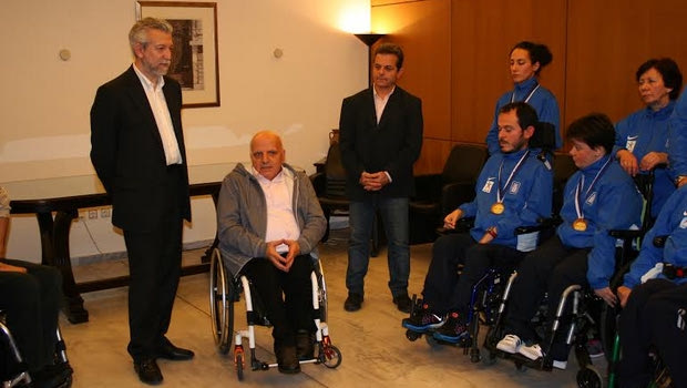 Βράβευσε τους αθλητές με αναπήρια ο Κοντονής