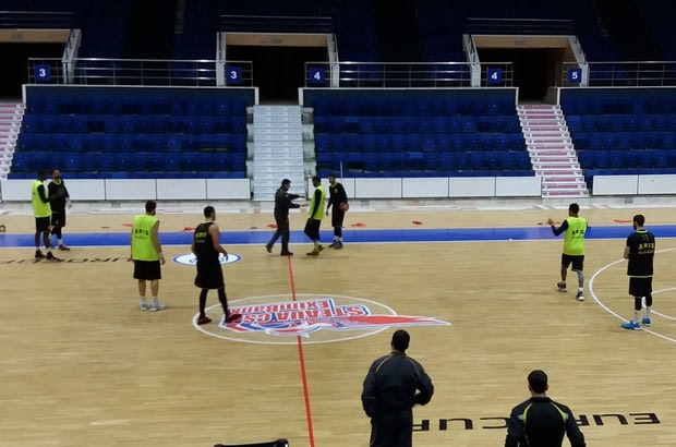 Προπόνηση στο Βουκουρέστι