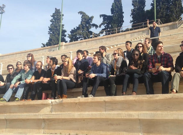 Φοιτητές του Stanford στο Παναθηναϊκό Στάδιο