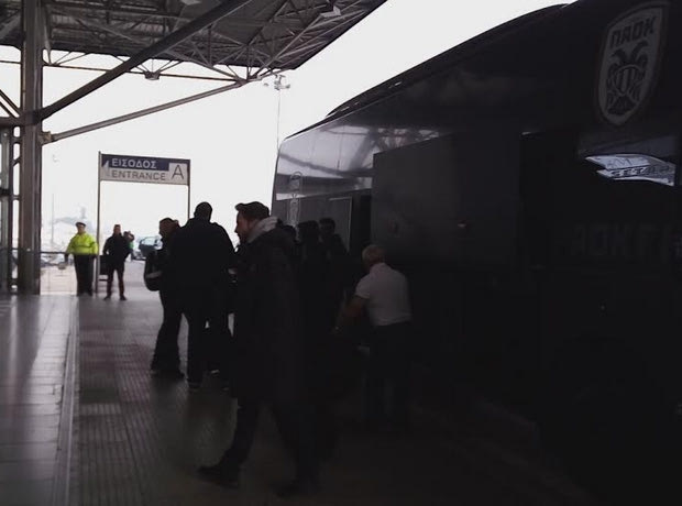Η αναχώρηση του ΠΑΟΚ για Ντόρτμουντ
