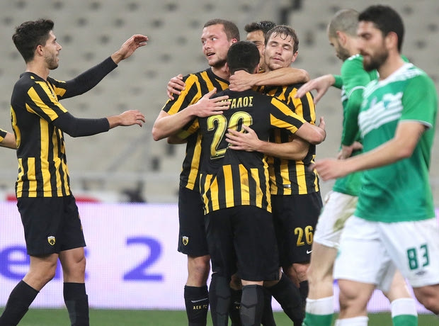 Έκανε (πάλι) τη δουλειά της η ΑΕΚ, 2-0 τον Λεβαδειακό