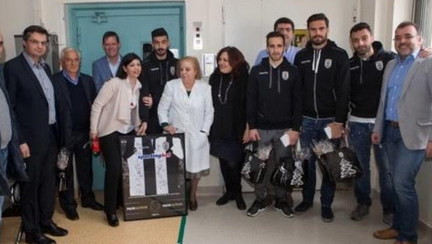 Επίσκεψη στο παιδοογκολογικό τμήμα του ΑΧΕΠΑ