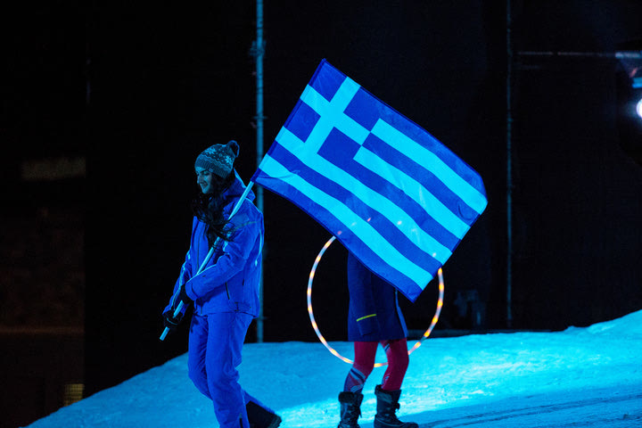 Σημαιοφόρος η Αναστασία Μάντσιου