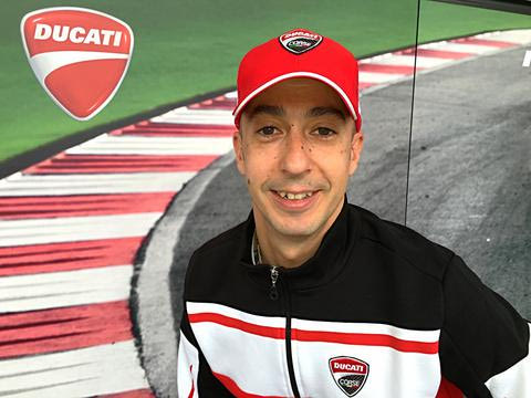 Ο Σάκης Συνιώρης στην KOSMOCAR-EKO DUCATI TEAM