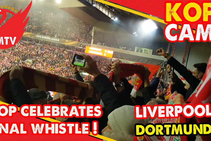 H στιγμή του 4-3 στην Kop!