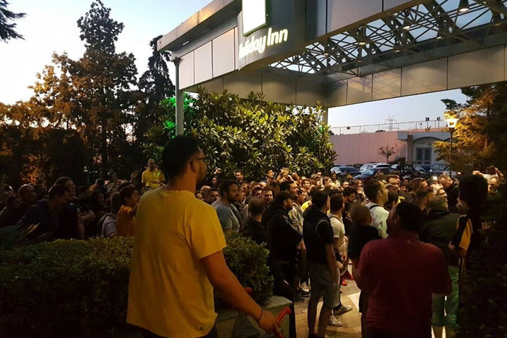 “Πάρτι” στο ξενοδοχείο της ΑΕΚ