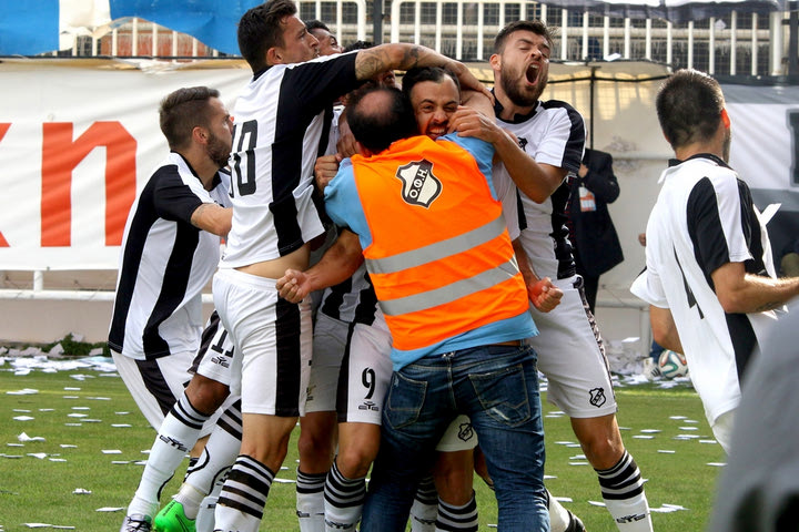Έτσι γιόρτασε την άνοδο στη Football League ο ΟΦΗ