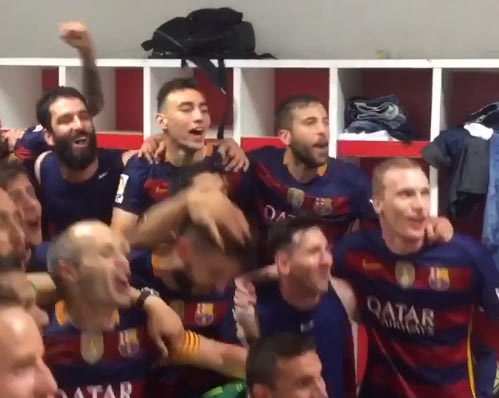 Campeones, campeones! Το πάρτι των παικτών της Μπαρτσελόνα