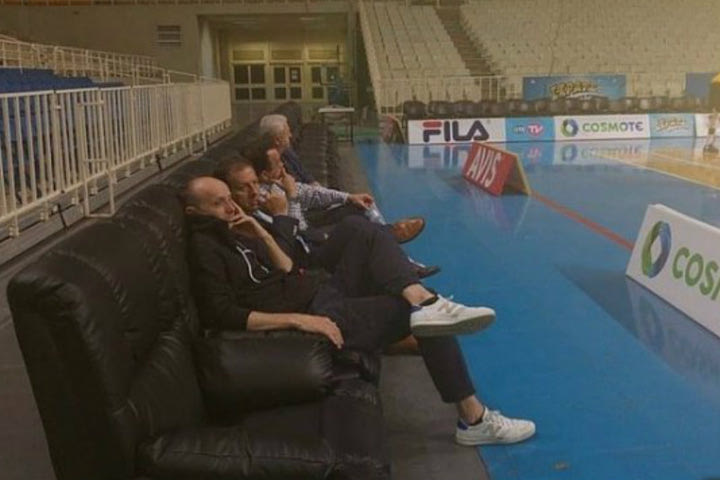 Με Αγγελόπουλο η προπόνηση της ΑΕΚ