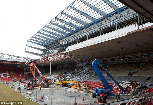 Προχωρούν τα έργα στο “Anfield”