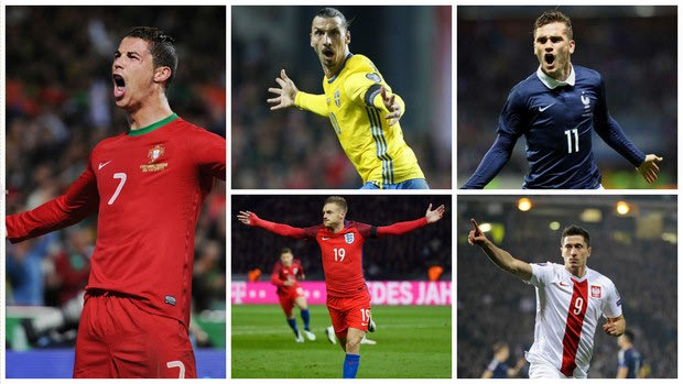 Οι δέκα καλύτεροι επιθετικοί του Euro 2016
