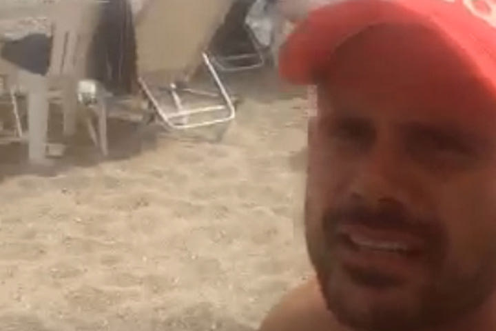 LIVE από την παραλία ο Νάνο!