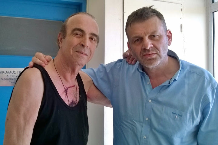 Το συγκινητικό “ευχαριστώ” του “ταξίαρχου Θεοχάρη” μέσα από το νοσοκομείο