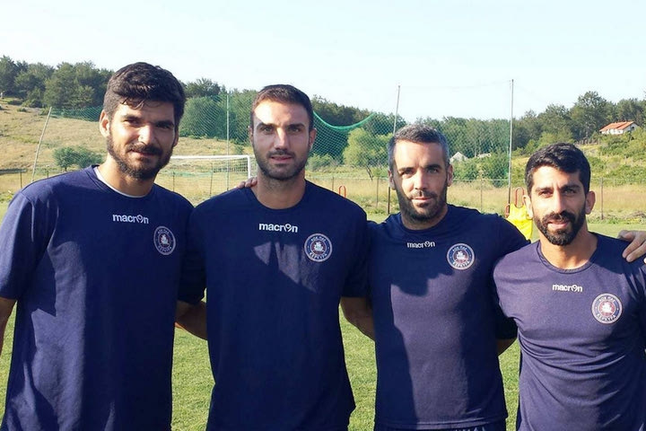 Η τετράδα των αρχηγών της Κέρκυρας