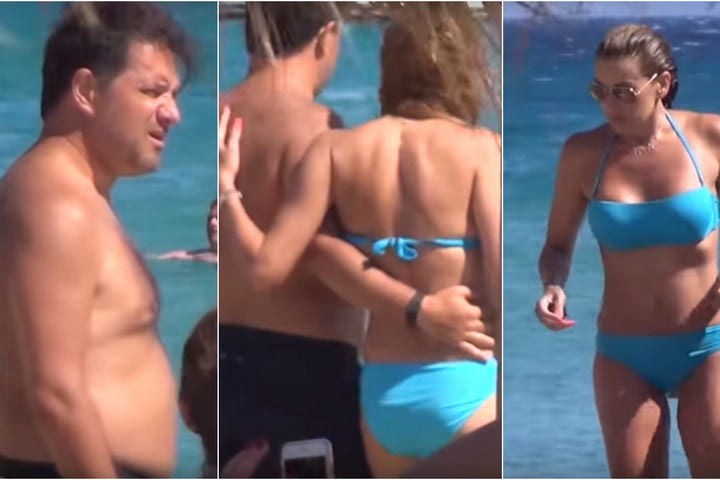 Στιγμές χαλάρωσης για Άδωνι-Μανωλίδου στη Μύκονο