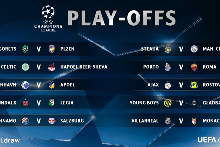 Κλήρωση Champions League: Τα ζευγάρια των playoffs