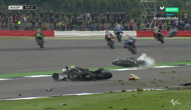Τρομακτικό ατύχημα στο Moto GP στο Silverstone