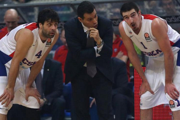 Η ΤΣΣΚΑ προπονήθηκε στο ΟΑΚΑ ενόψει ΑΕΚ