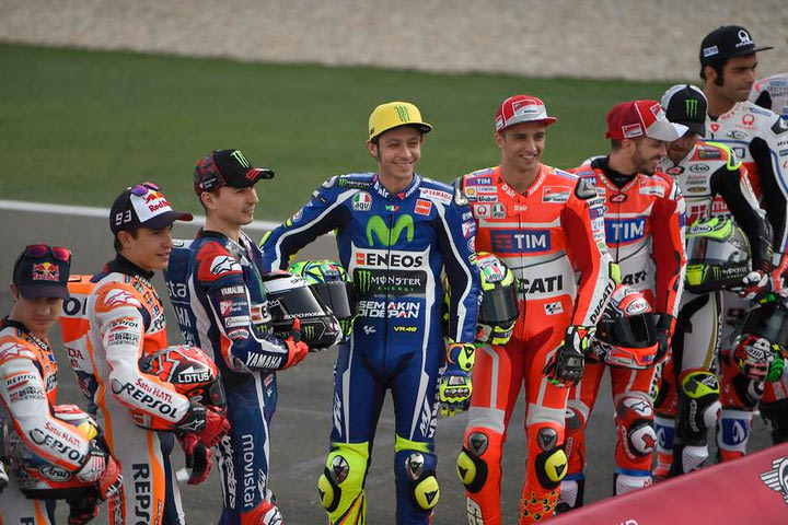 To γκριντ των MotoGP για το 2017
