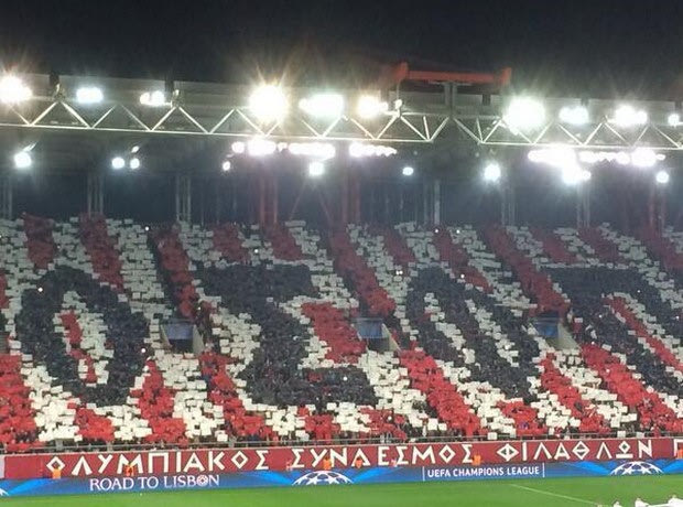 Εντυπωσιακό το κορεό του Ολυμπιακού