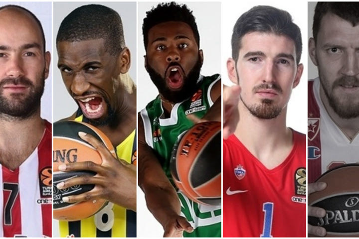 Η καλύτερη πεντάδα στην EuroLeague έχει Σπανούλη