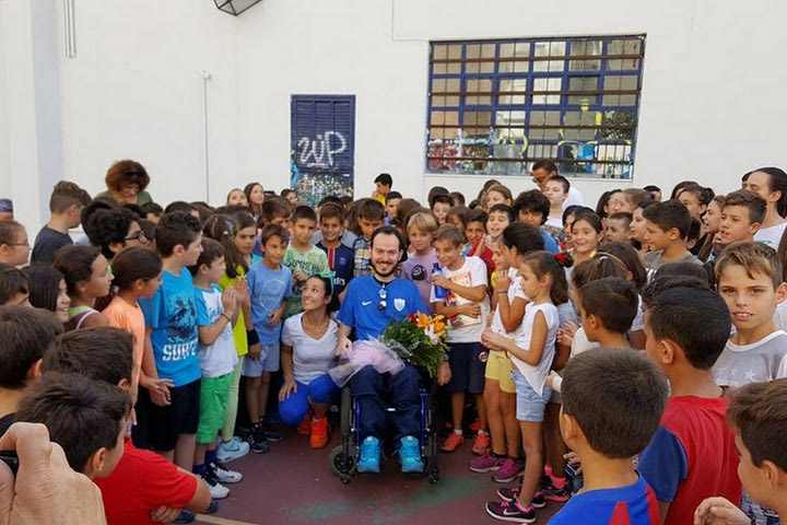 Δίδαξε μπότσια και “μοίρασε” χαμόγελα ο Πολυχρονίδης
