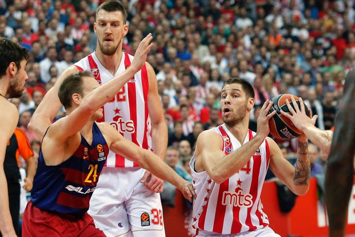 Το Βελιγράδι είχε την τιμητική του 76-65 ο Ερυθρός Αστέρας την Μπαρτσελόνα