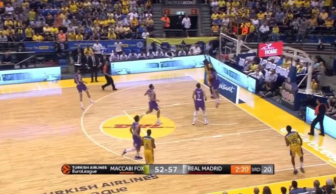 7DAYS Play of the Night: Victor Rudd, Maccabi FOX Tel Aviv