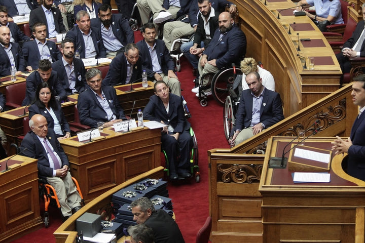 Ξέσπασμα Παραολυμπιονικών ενώπιον Τσίπρα – Παυλόπουλου