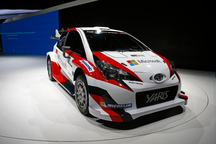 To Toyota Yaris WRC με λογότυπα της Microsoft!