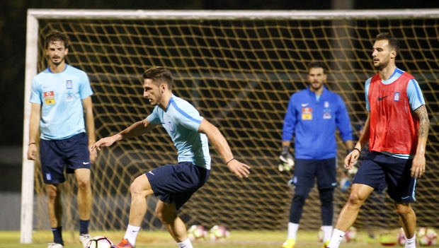 Χωρίς έξι η προπόνηση της Εθνικής Ελλάδος