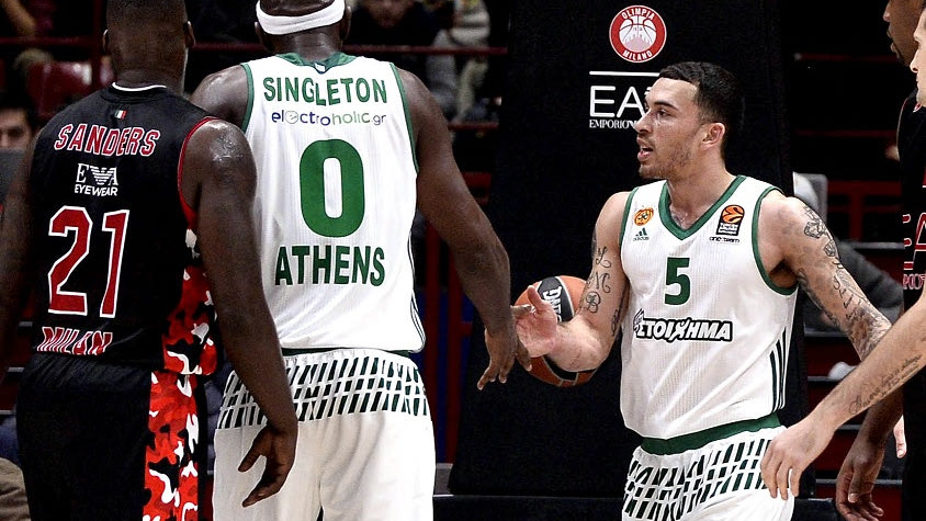 Τζέιμς σερβίρει, Σίνγκλετον καρφώνει!