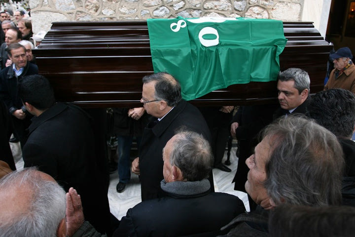 Τελέστηκε η κηδεία του Βαγγέλη Πανάκη