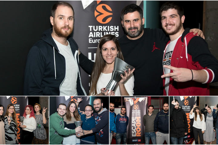 Το Sport24.gr σήκωσε την κούπα στο EuroLeague Escape Room