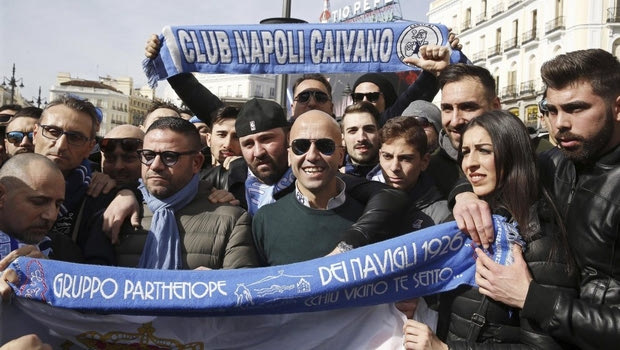 “Απόβαση” 10.000 φιλάθλων της Νάπολι στη Μαδρίτη