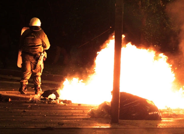 Επεισόδια οπαδών των “αιωνίων” στην Ποσειδώνος